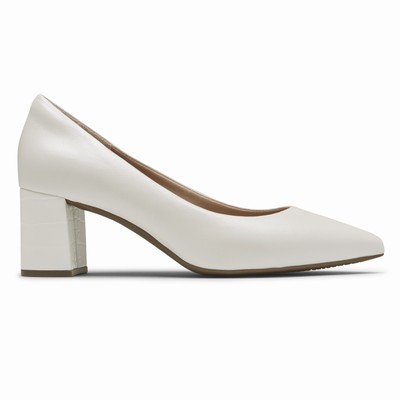 Salto Alto Rockport Total Motion Salima Mulher Branco PT-96351